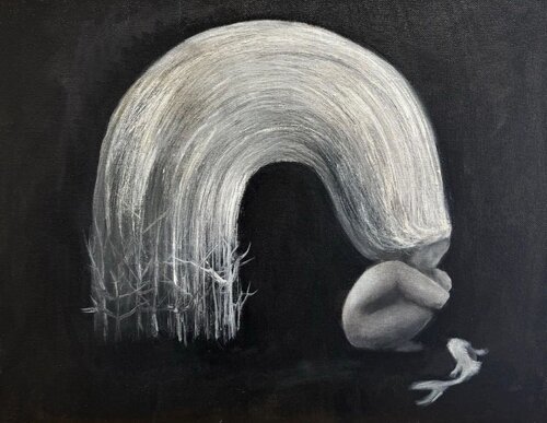 Life Giver by Behnaz Larsen, 油畫 for Sale on Singulart