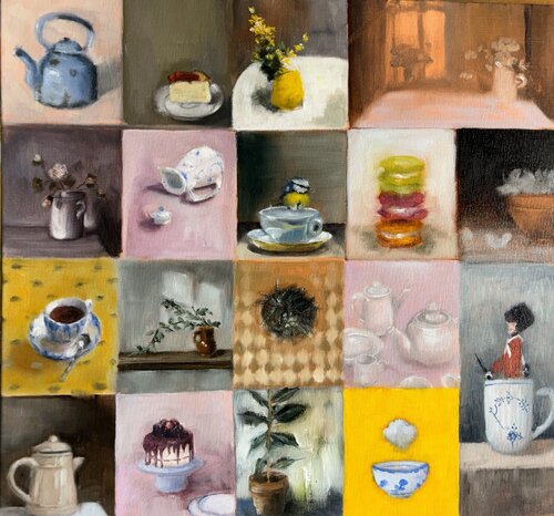 Good Things van Behnaz Larsen, Schilderij te koop op Singulart