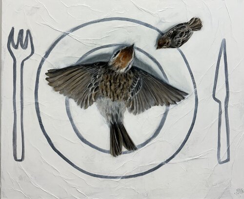 The Funeral de Behnaz Larsen, Pintura a la venta en Singulart