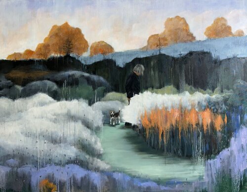 Birgit and Fifi von Behnaz Larsen, Malerei kaufen auf Singulart