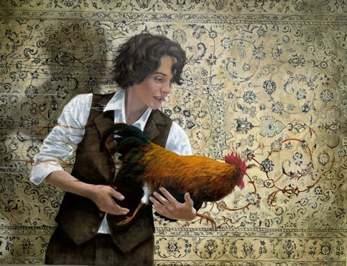 The Great Escape by Behnaz Larsen, 油畫 for Sale on Singulart