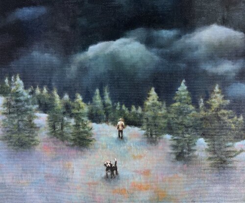 What do You See FiFi? by Behnaz Larsen, 油畫 for Sale on Singulart