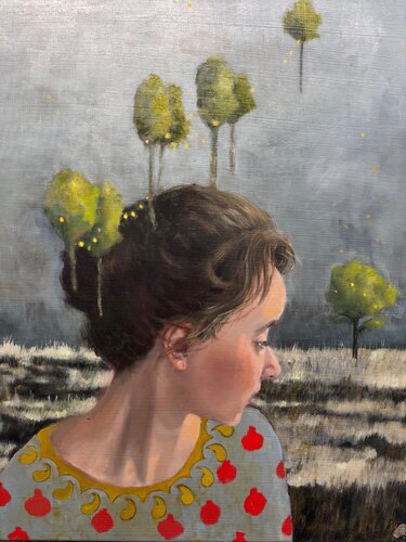 Gone Baby Gone by Behnaz Larsen, 油畫 for Sale on Singulart
