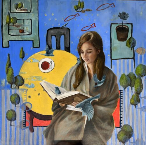 Serenity de Behnaz Larsen, Pintura a la venta en Singulart