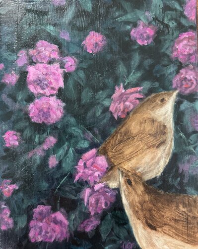 Joojoo in Gholestan by Behnaz Larsen, 회화 for Sale on Singulart