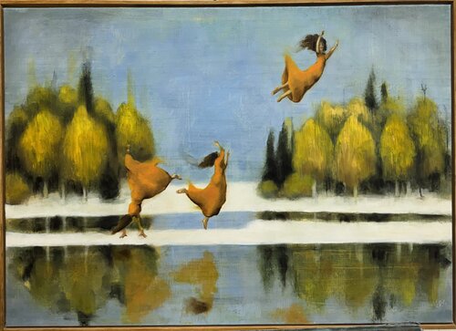 Free At Last van Behnaz Larsen, Schilderij te koop op Singulart