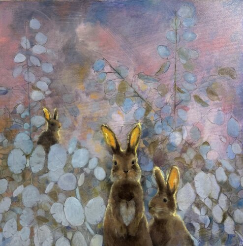 A study by Behnaz Larsen, Painting for Sale on Singulart