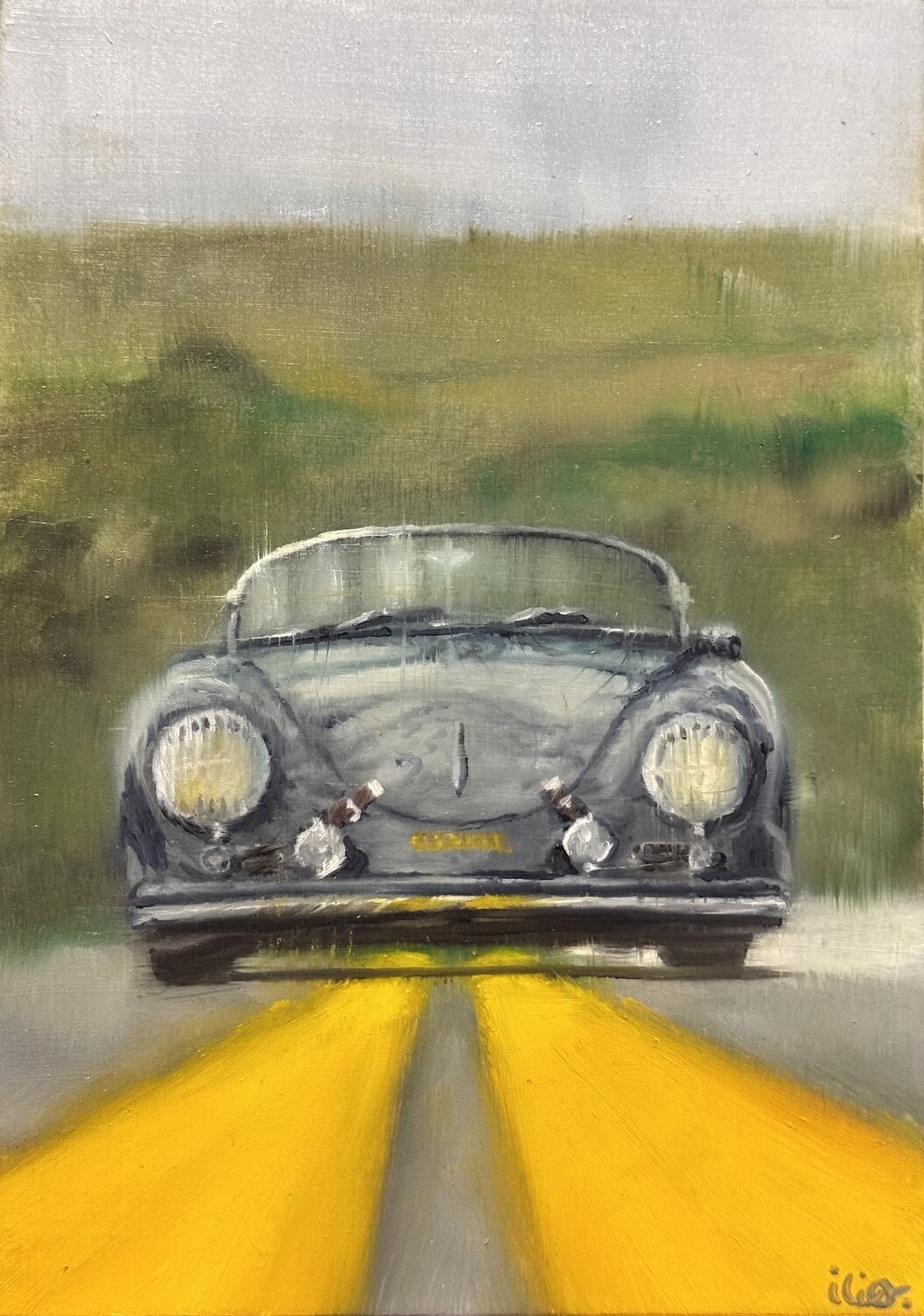 Blue Porsche Behnaz Larsen
