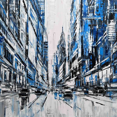 Big city di Gregory Goy, Pittura in vendita su Singulart