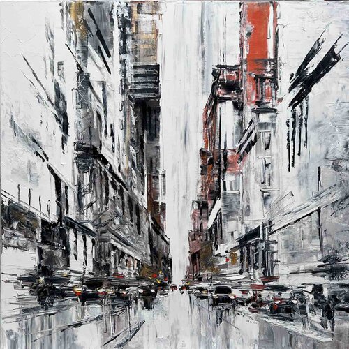Big city di Gregory Goy, Pittura in vendita su Singulart