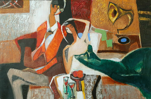 Couple van Galya Didur, Schilderij te koop op Singulart
