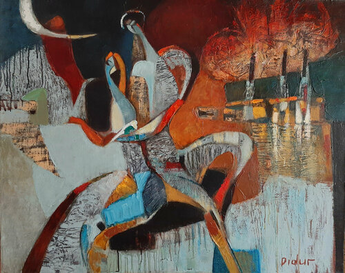 Under the sign of Taurus von Galya Didur, Malerei kaufen auf Singulart