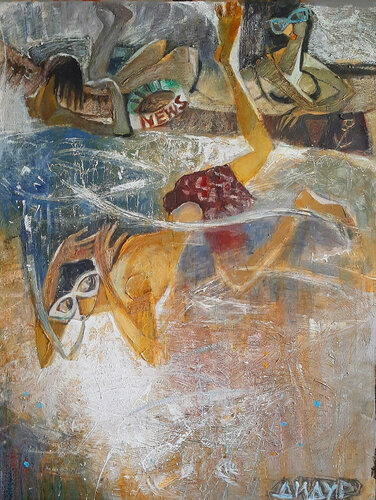 Diver by Galya Didur, Painting for Sale on Singulart