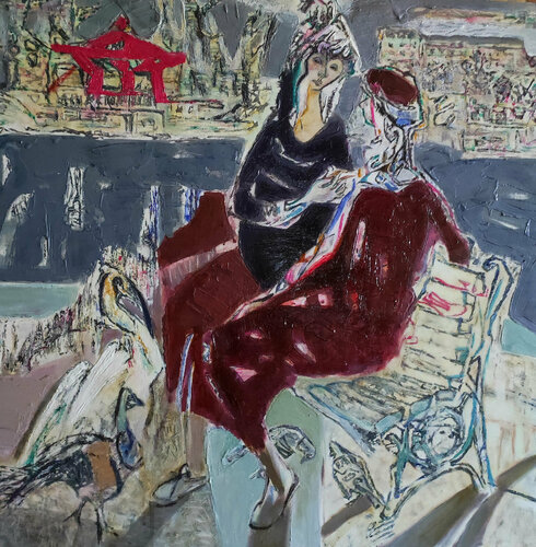 Acclimatization Park (winter) by Galya Didur, Painting for Sale on Singulart