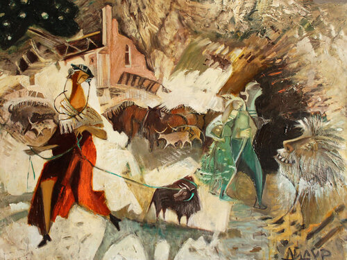 Cro-Magnon smile von Galya Didur, Malerei kaufen auf Singulart