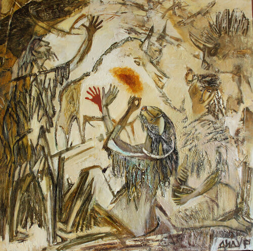 Summer of a Paleolith von Galya Didur, Malerei kaufen auf Singulart