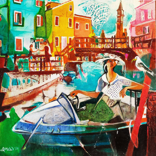 Meeting with Burano von Galya Didur, Malerei kaufen auf Singulart