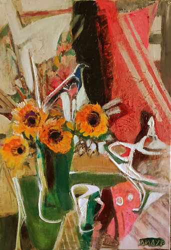Sunflowers von Galya Didur, Malerei kaufen auf Singulart