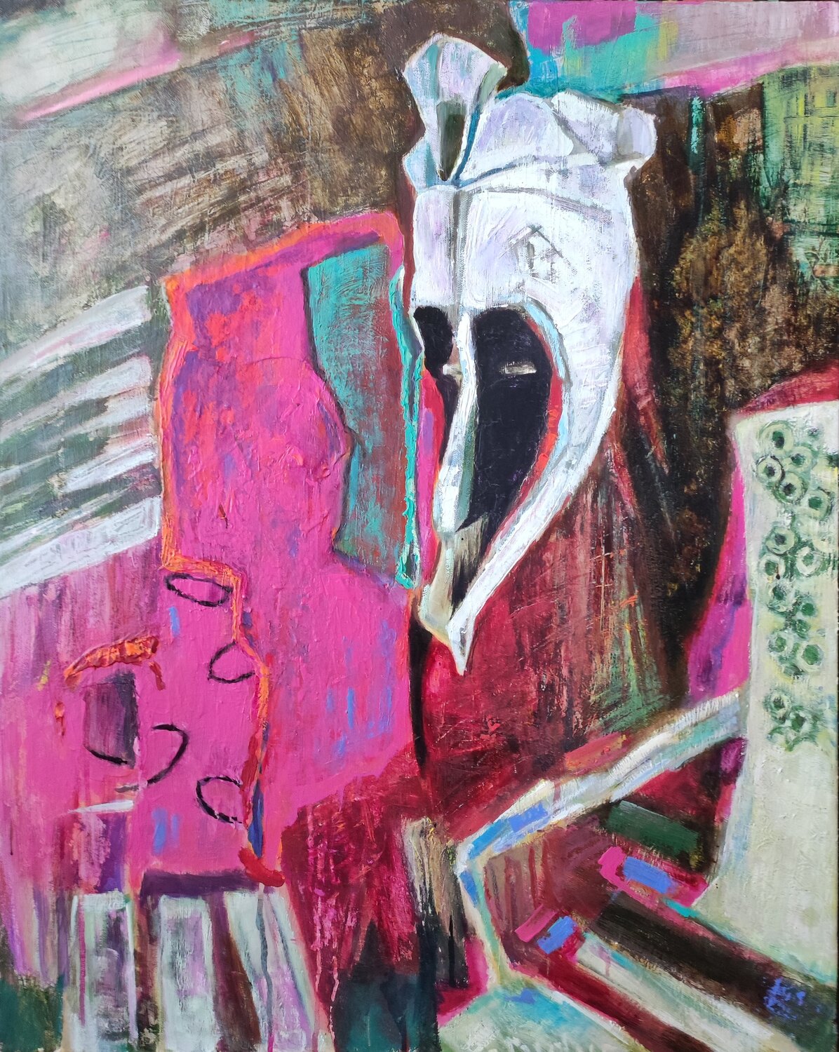 STILL LIFE WITH AFRICAN MASK Galya Didur