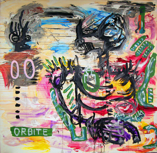 Orbite on ladders by Maximilian Davis, Painting for Sale on Singulart