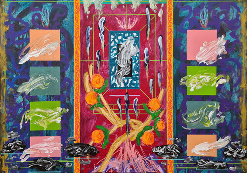 Sugared air by Maximilian Davis, Painting for Sale on Singulart