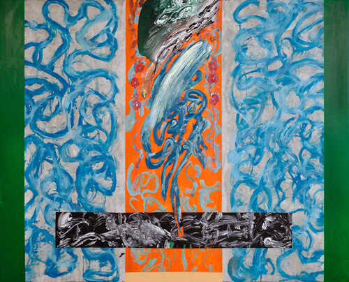 Navigating shadows van Maximilian Davis, Schilderij te koop op Singulart