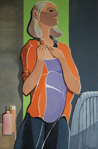 The clasp di Sinclair Webster, Pittura in vendita su Singulart