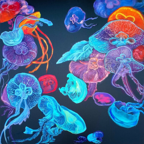 Le meduse colorate. Viktoriya Filipchenko