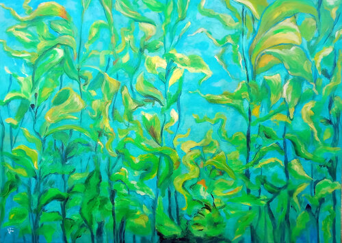 Le Alghe Marine van Viktoriya Filipchenko, Schilderij te koop op Singulart