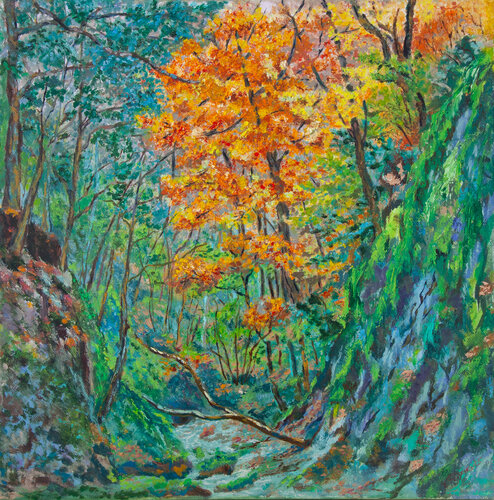 Nel bosco. di Viktoriya Filipchenko, Pittura in vendita su Singulart