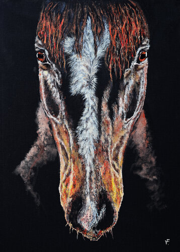 Il Cavallo. van Viktoriya Filipchenko, Schilderij te koop op Singulart