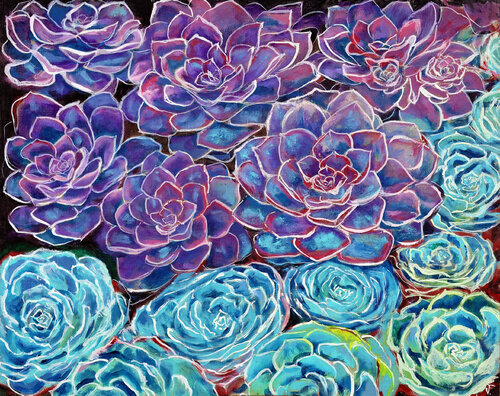 Succulent Plants. Viktoriya Filipchenko