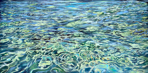 Profondo scuro del'acqua. von Viktoriya Filipchenko, Malerei kaufen auf Singulart