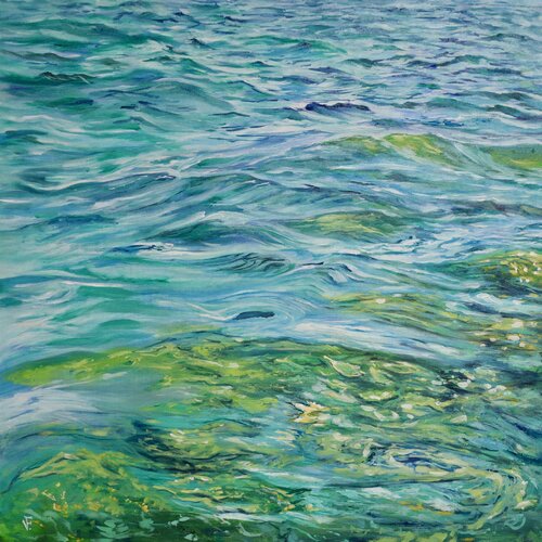 Acqua del mare. di Viktoriya Filipchenko, Pittura in vendita su Singulart