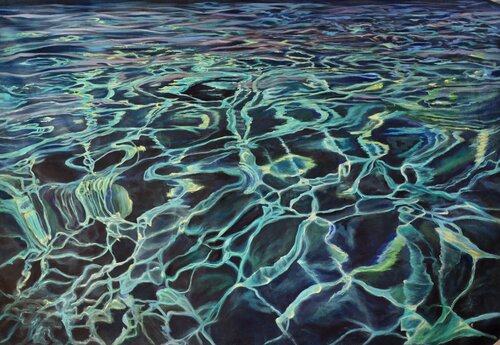 La superficie dell'acqua. von Viktoriya Filipchenko, Malerei kaufen auf Singulart