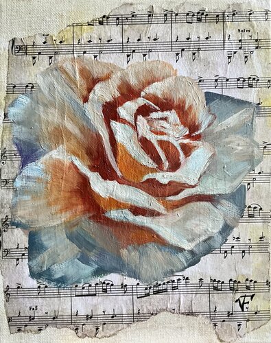 La Rosa e La Musica. von Viktoriya Filipchenko, Malerei kaufen auf Singulart