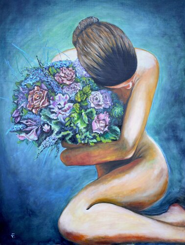La Tenerezza by Viktoriya Filipchenko, Painting for Sale on Singulart