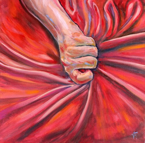 Red Passion. di Viktoriya Filipchenko, Pittura in vendita su Singulart