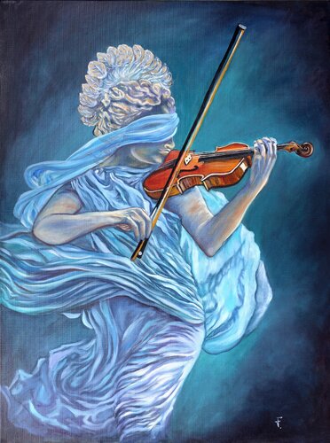 La musica che viene dal cuore. von Viktoriya Filipchenko, Malerei kaufen auf Singulart