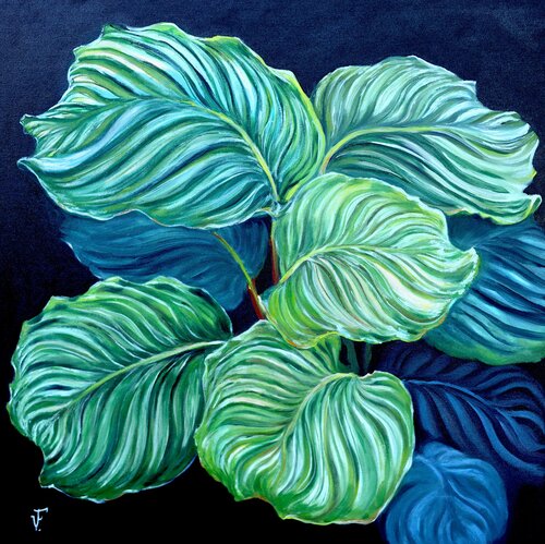 Pianta verde. von Viktoriya Filipchenko, Malerei kaufen auf Singulart