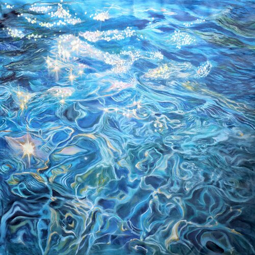 Acqua blu. von Viktoriya Filipchenko, Malerei kaufen auf Singulart