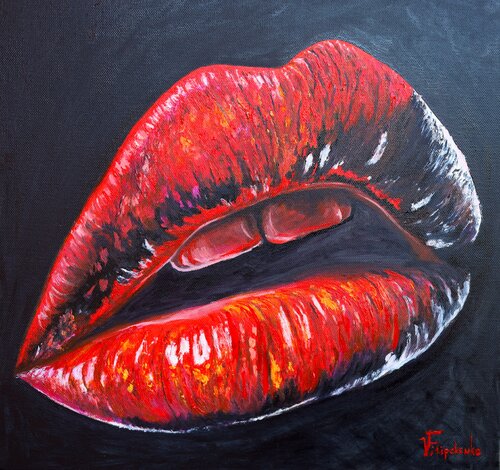 Kiss me. von Viktoriya Filipchenko, Malerei kaufen auf Singulart