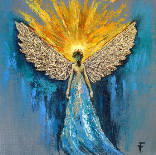 L'Angelo. von Viktoriya Filipchenko, Malerei kaufen auf Singulart