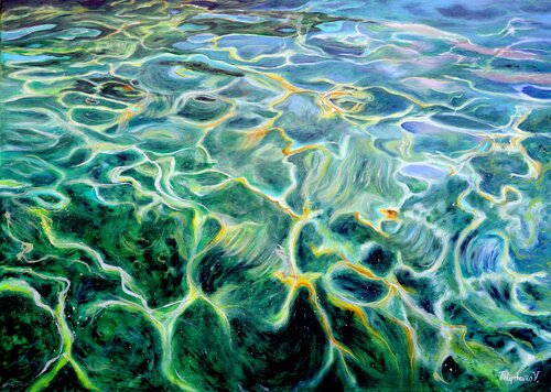 L'acqua profonda. van Viktoriya Filipchenko, Schilderij te koop op Singulart