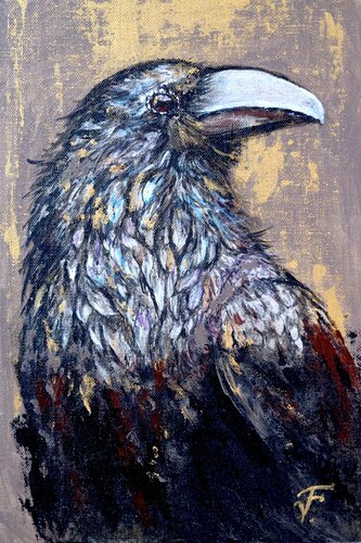 Il Corvo.. van Viktoriya Filipchenko, Schilderij te koop op Singulart