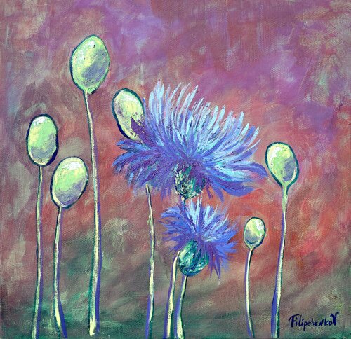 Fiordaliso. van Viktoriya Filipchenko, Schilderij te koop op Singulart