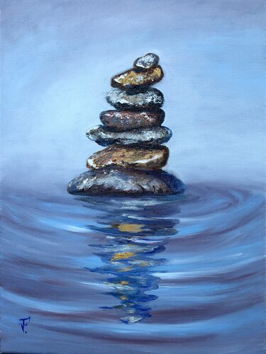 Ometti di pietra. by Viktoriya Filipchenko, Painting for Sale on Singulart