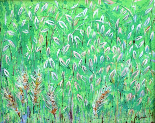 L'erba del campo. by Viktoriya Filipchenko, Painting for Sale on Singulart