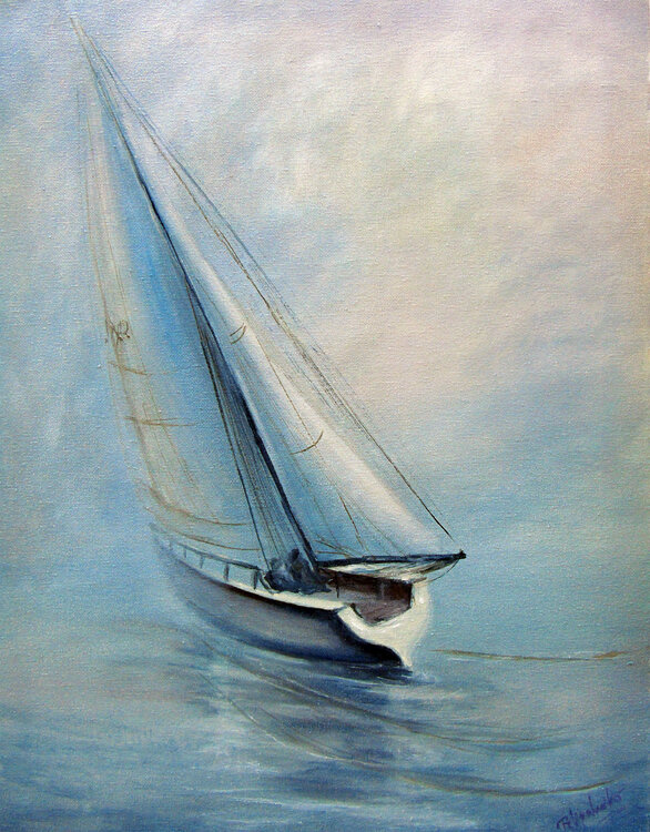 The White Yacht. Viktoriya Filipchenko