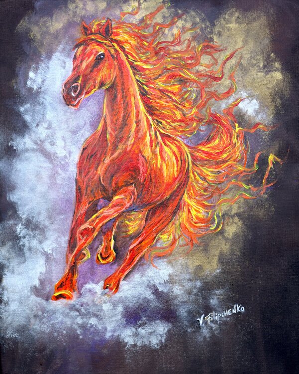 Il Cavallo Rosso. Viktoriya Filipchenko